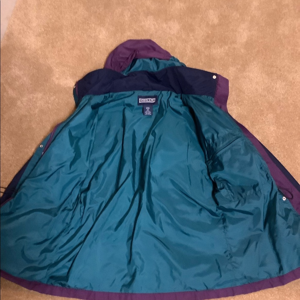Lands End Lightweight Lined Parka! Euc - image 3